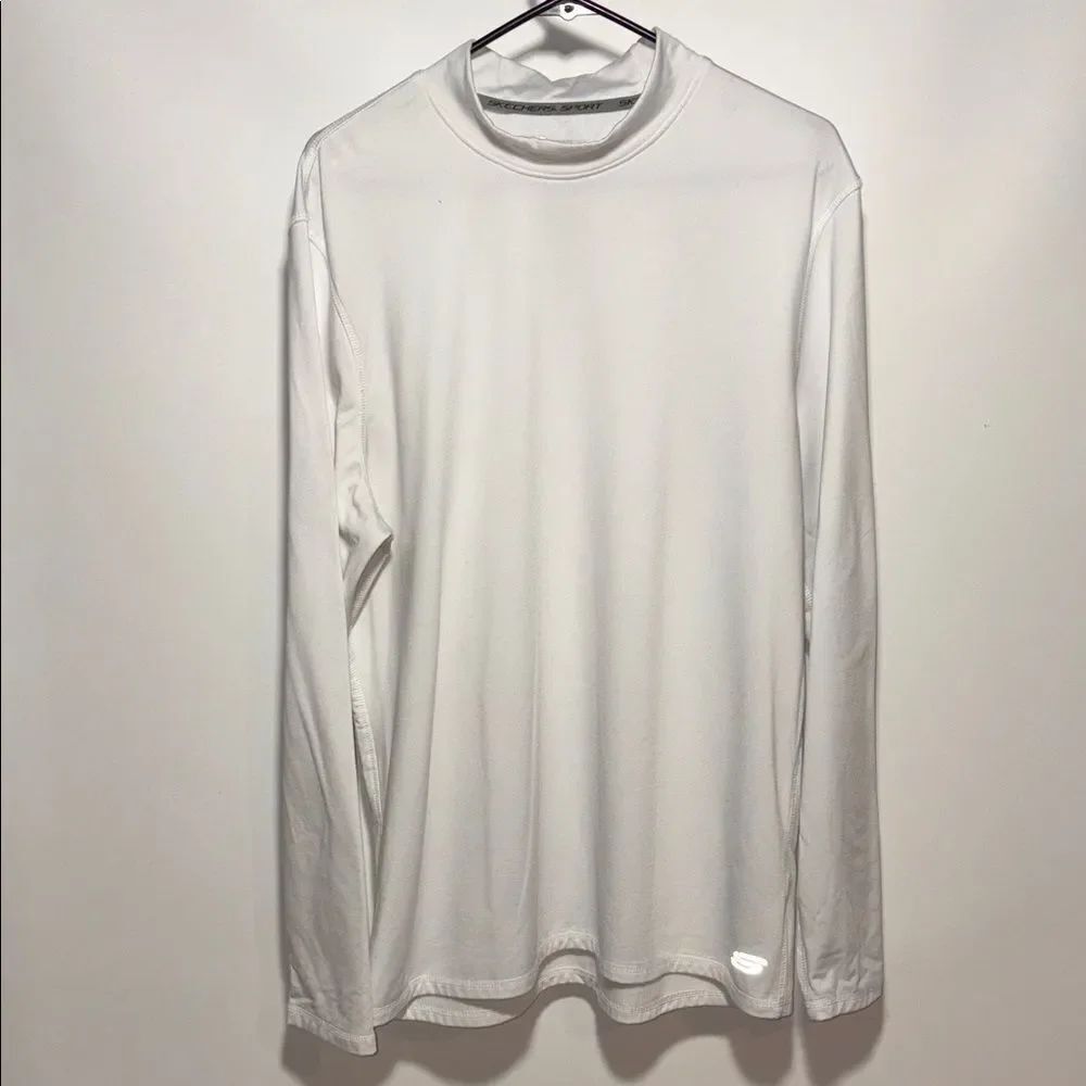Skechers Men's Crisp White Long Sleeve tee